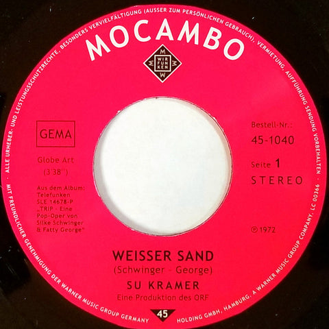 Su Kramer ‎– Weisser Sand - Mocambo ‎– 45-1040