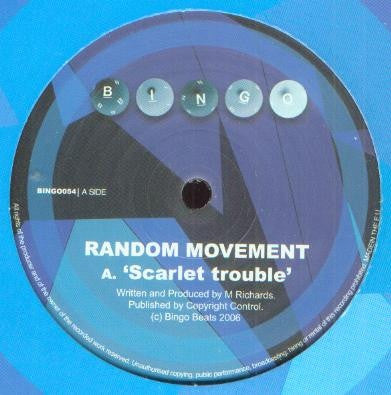 Random Movement - Scarlet Trouble 12" Bingo Beats BINGO054