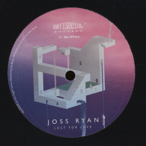 Joss Ryan ‎– Lost For Love 12" Antisocial Entertainment ‎– ASR002