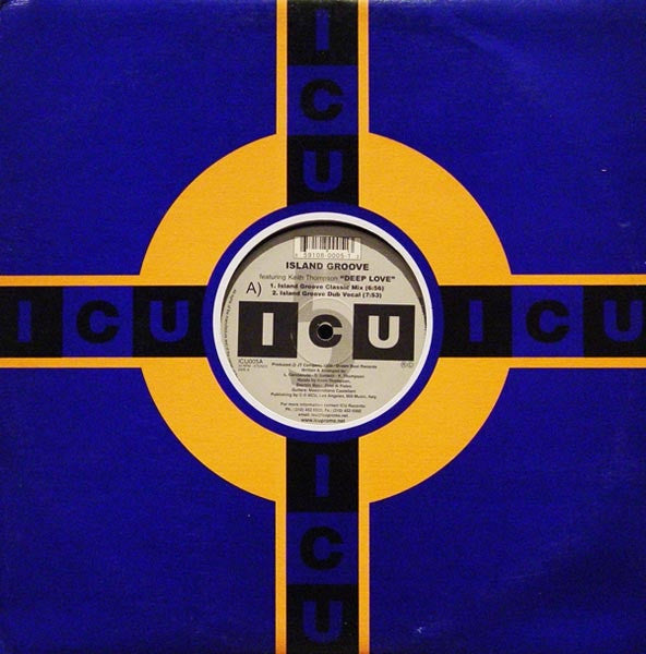 Island Groove - Deep Love 12" ICU Media, Inc / ICU Records ICU005