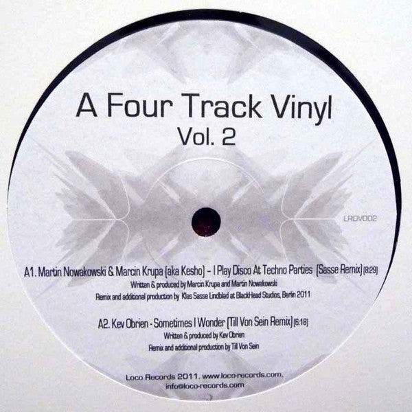 Various - A Four Track Vinyl Volume 2 12" Loco Records LRDV002
