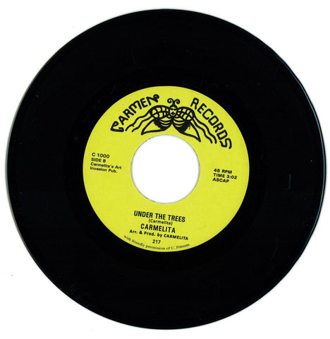 Carmelita ‎– Mitchie Mitchie Mo Jo 7" Tramp Records ‎– TR 217 Carmen Records ‎– C1000