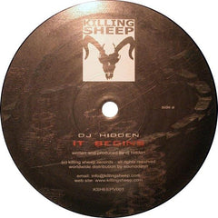 DJ Hidden / The Enemy And Kid Kryptic - It Begins / Malice Afterthought 12" Killing Sheep Records KSHEEPV001