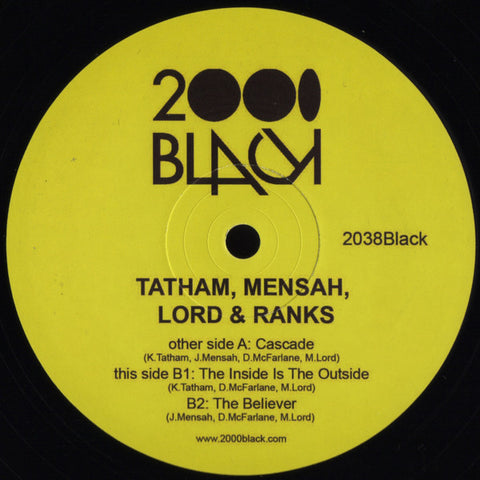 Tatham, Mensah, Lord & Ranks - Cascade 12" 2000 Black ‎– 2038Black