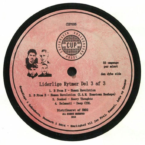 Various ‎– Liderlige Rytmer Del 3 af 3 - Copenhagen Underground Posse ‎– CUP006