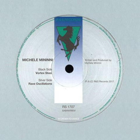 Michele Mininni ‎– Rave Oscillations 12" R & S Records ‎– RS 1707