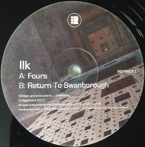 Ilk - Fours / Return To Swanborough - Repertoire ‎– REPRV011