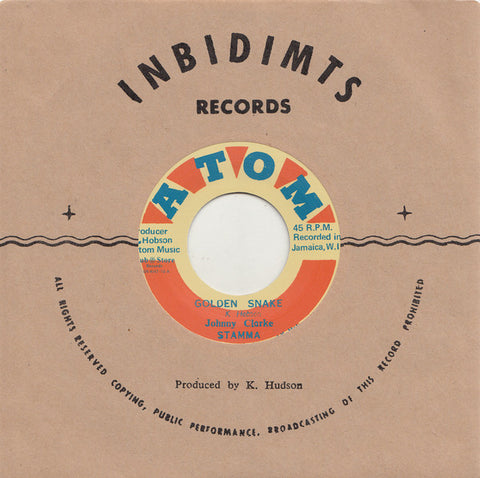 Johnnie Clarke, Stamma ‎– Golden Snake - Atom, Stamma ‎– DSR-KH7-10