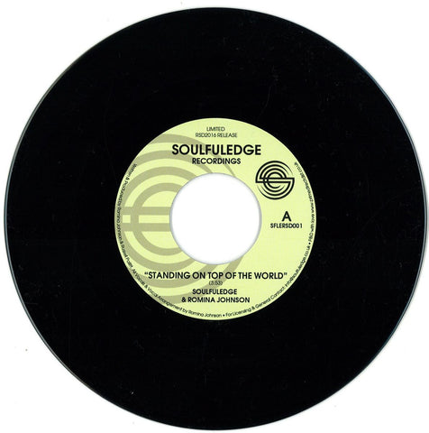 Soulfuledge, Romina Johnson ‎– Standing On Top Of The World 7" Soulfuledge Recordings ‎– SFLERSD001