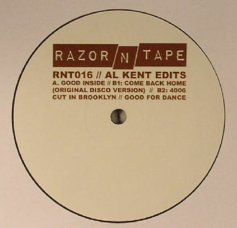 Al Kent ‎– Al Kent Edits - Razor N Tape ‎– RNT016