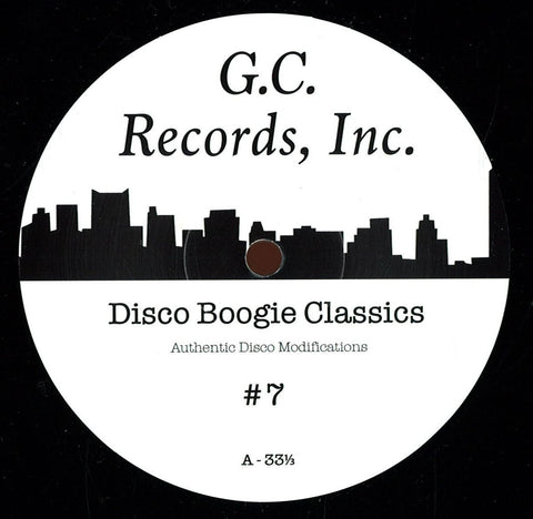 Various ‎– Disco Boogie Classics #7 12" Disco Boogie Classics ‎– DISC-007
