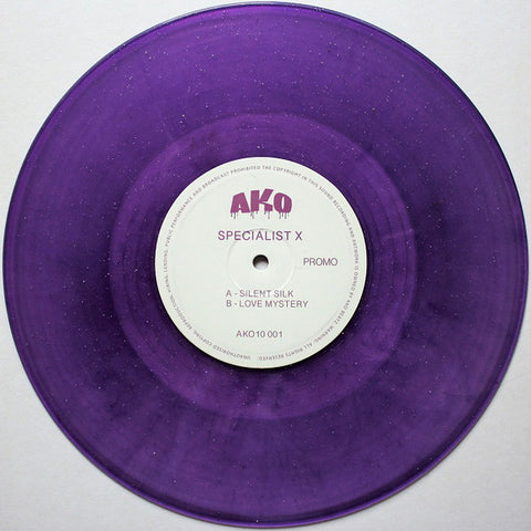 Specialist X ‎– Silent Silk / Love Mystery - AKO 10 ‎– AKO10 001