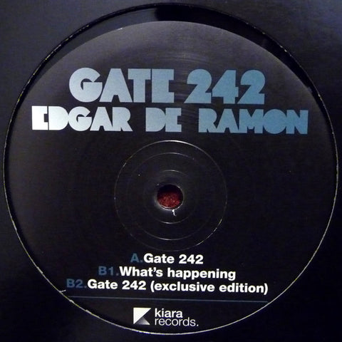 Edgar de Ramon - Gate 242 12" Kiara Records kiara records #001