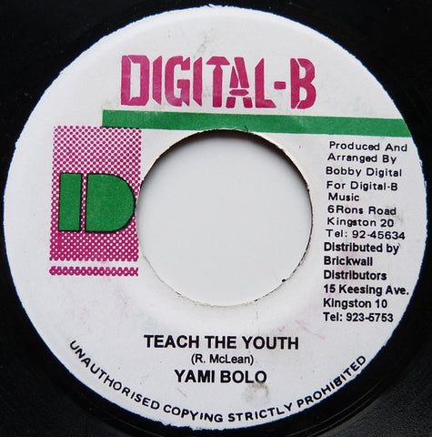 Yami Bolo - Teach The Youth - Digital-B none