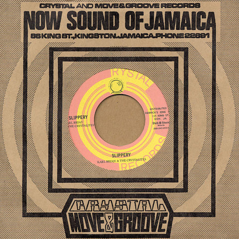 Karl Bryan & The Crystalites ‎– Slippery / Tonight - Crystal Records, Dub Store Records ‎– DSR-DH7-019