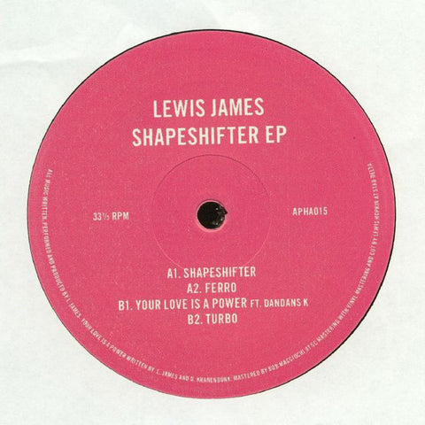 Lewis James - Shapeshifter EP - Astrophonica ‎– APHA015