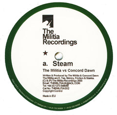The Militia, Concord Dawn - Steam / Rail Road 12" THEMILITIA002 The Militia Recordings