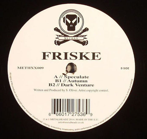 Friske ‎– Speculate 12" Metalheadz ‎– METHXX009