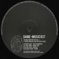 Various ‎– The Melting Point EP Volume 2 - Dame-Music DAME-MUSIC037, DAME-037