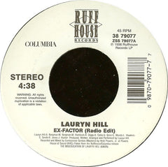 Lauryn Hill ‎– Ex-Factor / When It Hurts So Bad 12" Ruffhouse Records ‎– 38 79077