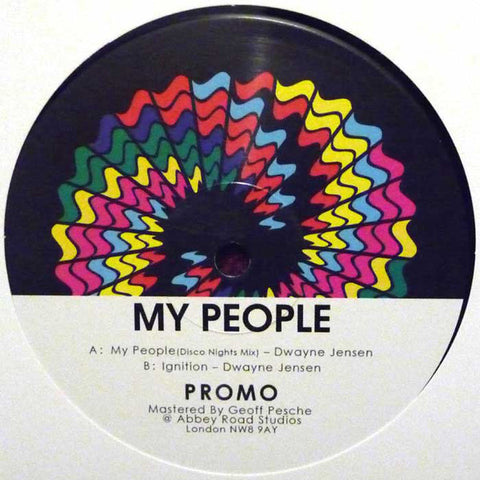 Dwayne Jensen ‎– My People / Ignition - Landed Records ‎– LANDEDREC006X