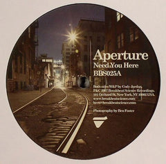 Aperture - Need You Here / Sleeping Giant 12" Breakbeat Science Recordings BBS025 (USED)