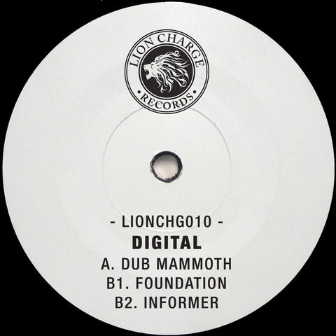 Digital - Dub Mammoth EP 12" Lion Charge Records LIONCHG010