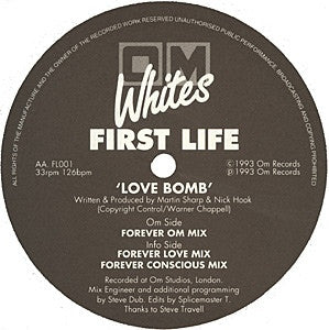 First Life - Love Bomb 12" OM Records FL001