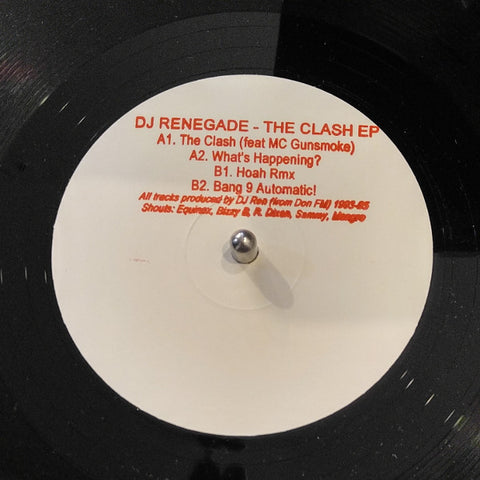 DJ Renegade - The Clash EP - 8205 Recordings ‎– 8205-004