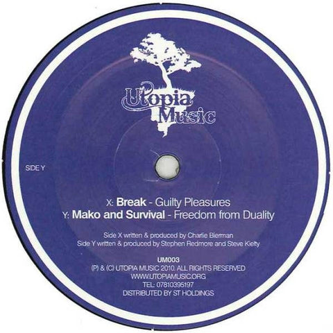 Break / Mako And Survival - Guilty Pleasures Utopia Music UM003