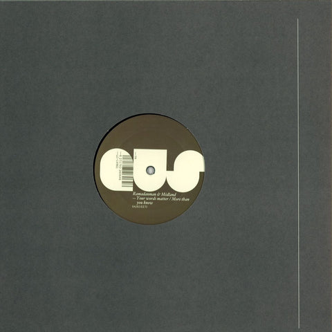 Ramadanman & Midland ‎– Your Words Matter Aus Music ‎– AUS1027