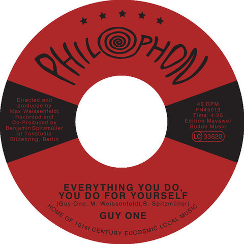 Guy One - Everything You Do, You Do For Yourself - Philophon ‎– PH45013