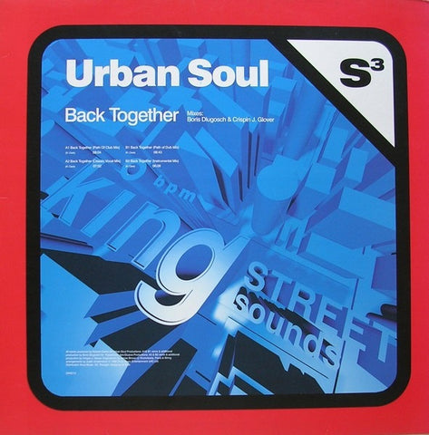 Urban Soul - Back Together 12" S3 DANU15