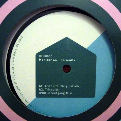 Monitor 66 ‎– Triscuits - House Of Disco Records ‎– HOD006