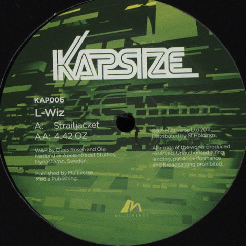 L-Wiz - Straitjacket / 4.42 OZ 12" Kapsize KAP006