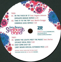 Joey Negro And The Sunburst Band ‎– Remixes - Z Records ‎– ZEDD12174