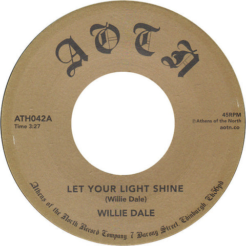 Willie Dale ‎– Let Your Light Shine - Athens Of The North Record Company ‎– ATH042