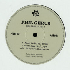 Phil Gerus ‎– Euro Edits Volume 1 12" KAT ‎– KAT031