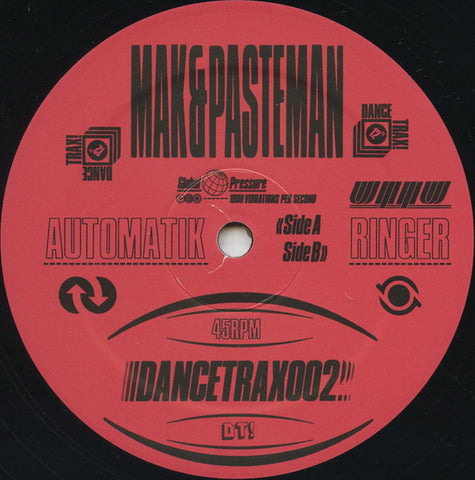 Mak & Pasteman ‎– Dance Trax Vol 2 - Unknown To The Unknown ‎– DANCETRAX002