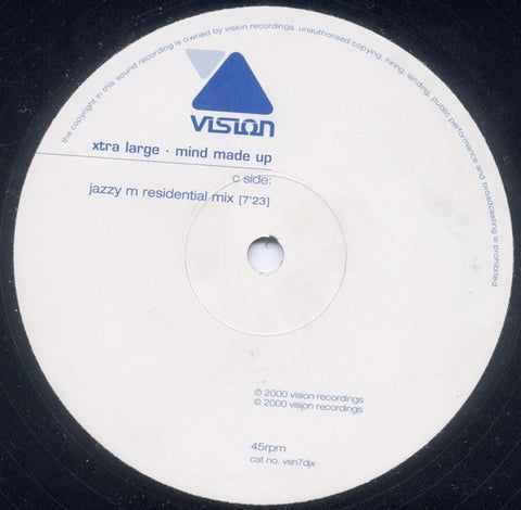 Xtra Large - Mind Made Up 12" Vision VSN 7DJX