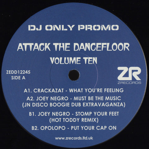 Various ‎– Attack The Dancefloor Volume Ten - Z Records ‎– ZEDD12245