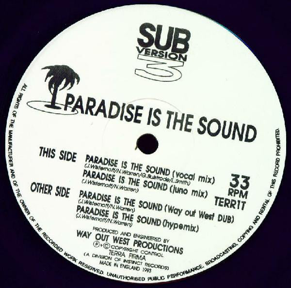 Sub-Version 3 - Paradise Is The Sound 12" Terra Firma TERR1T