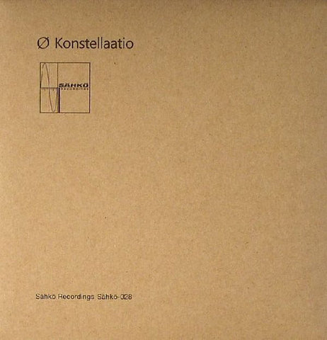 Ø ‎– Konstellaatio - Sähkö Recordings ‎– Sähkö-028