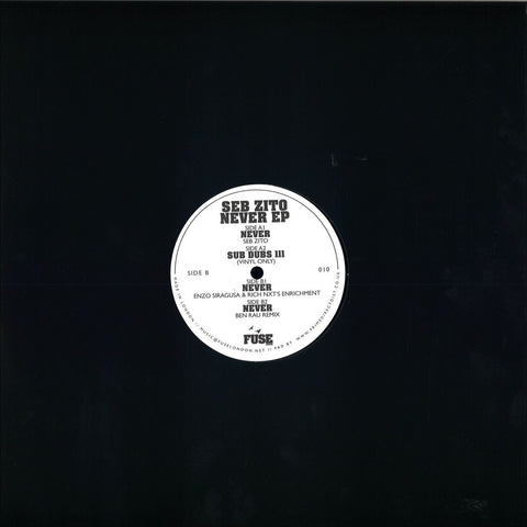 Seb Zito ‎– Never - Fuse London ‎– FUSE010