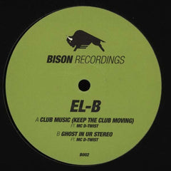 El-B - Club Music 12" Bison Recordings B002