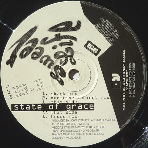 Sweet Life - State Of Grace 12" DJ Friendly Records DFRT 5