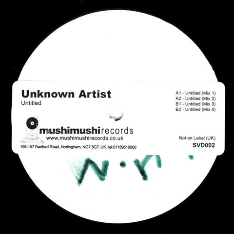 Unknown Artist - Untitled 12" PROMO SVD002