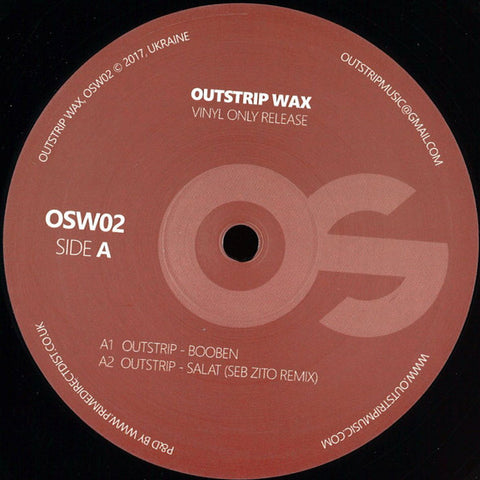 Outstrip ‎– Booben - Outstrip Wax ‎– OSW02