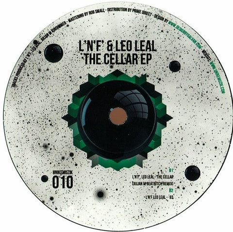 L'N'F & Leo Leal - The Cellar EP 12" Unike Muzik UNIKEMUZIK010