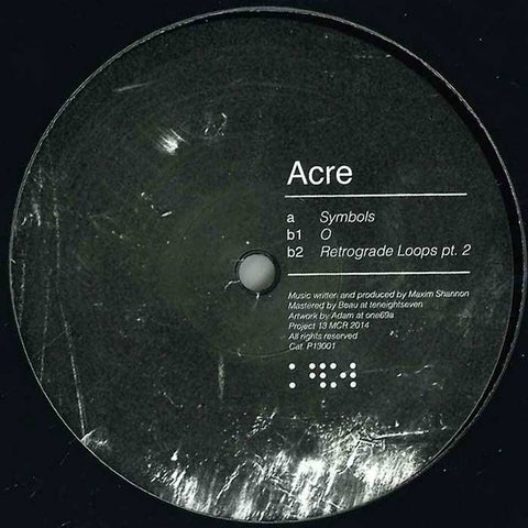 Acre - Symbols 12" Project 13 MCR P13001